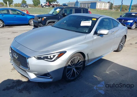2018 Infiniti Q60 3.0T Luxe z USA, uszkodzony, nr VIN JN1EV7EK6JM342270